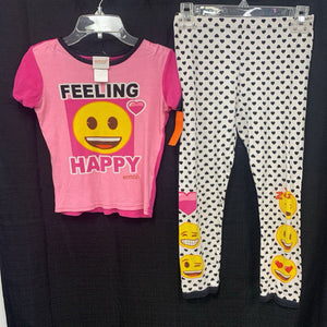 "feeling happy" 2pc sleepwear
