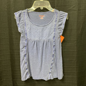 Lacey ruffle top