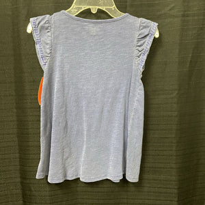 Lacey ruffle top