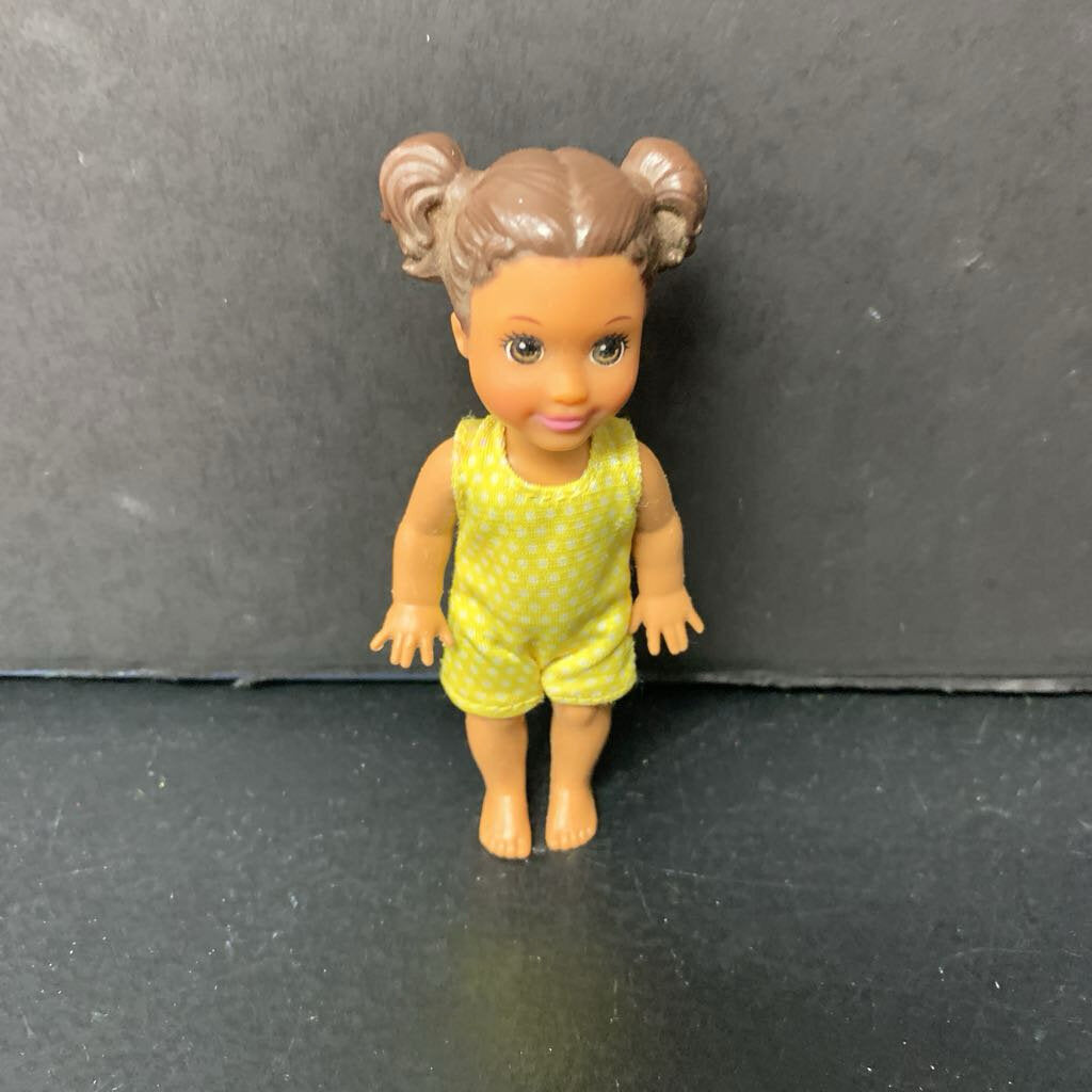 African American Toddler Doll in Polka Dot Outfit