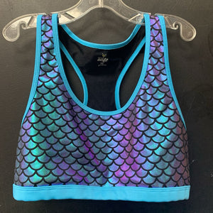 Girls Mermaid Sports Bra