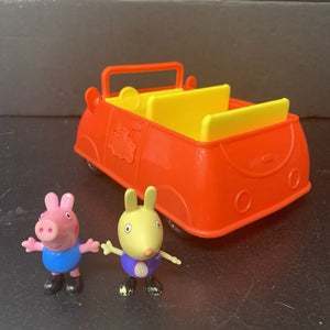 Interactive Car w/Figures Battery Operated