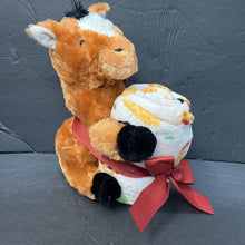 Load image into Gallery viewer, Horse Plush &amp; Throw Blanket Set (NEW) (Kids Mantolok)
