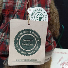 Load image into Gallery viewer, Lizzie Wishkabibble Bear Plush
