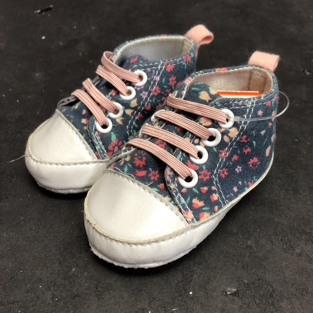 Girls Flower Sneakers