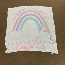 Load image into Gallery viewer, Unicorn Milestone Blanket
