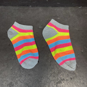 3pk Girls Striped Socks
