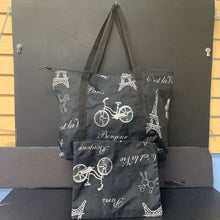 Load image into Gallery viewer, Paris Tote Bag w/Pouch
