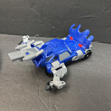 Load image into Gallery viewer, Switch &amp; Go Triceratops Transforming Roadster Car Battery Operated
