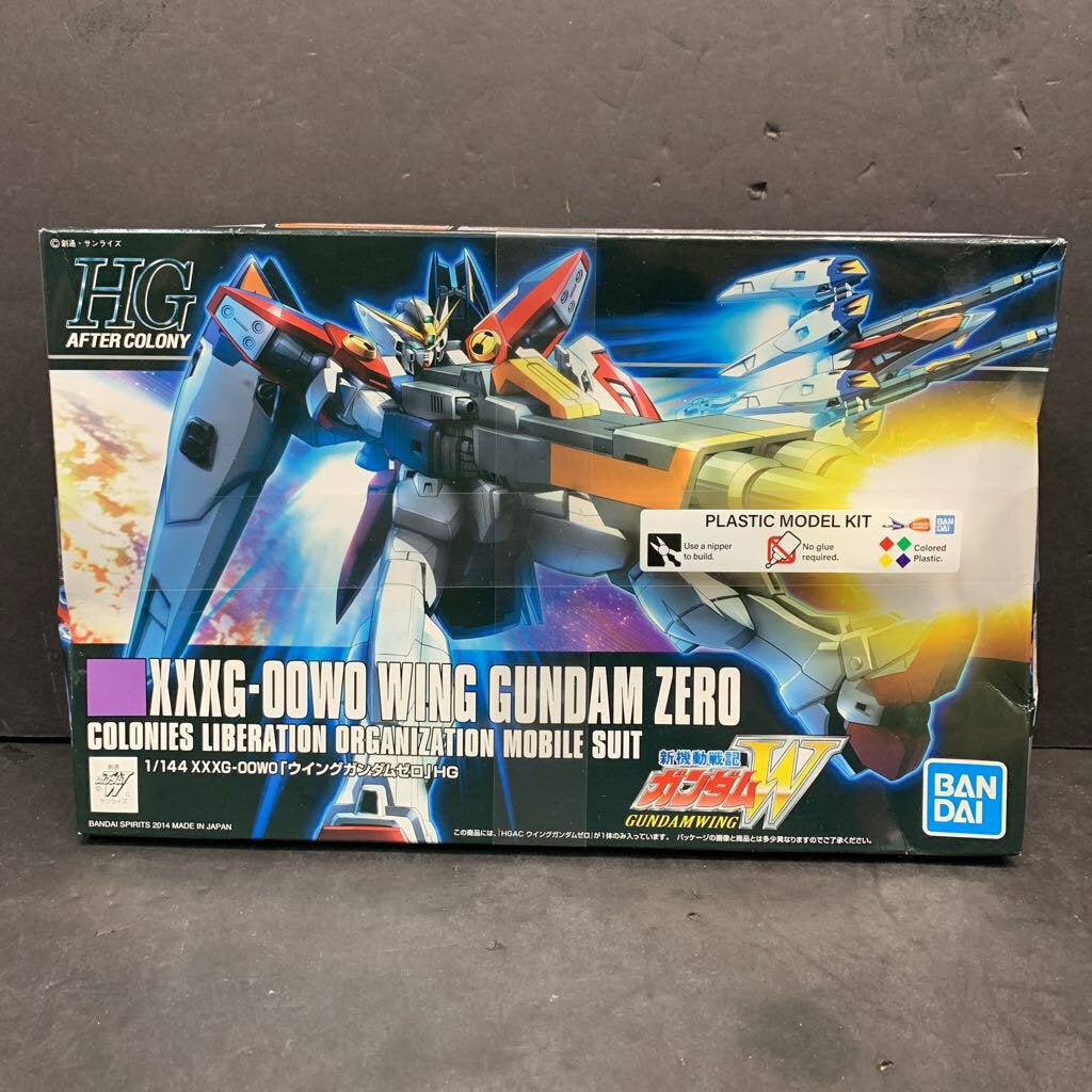 Newest XXXG-OOWO wing Gundam zero model kit