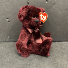 Load image into Gallery viewer, Beargundy the Bear Posable Beanie Baby
