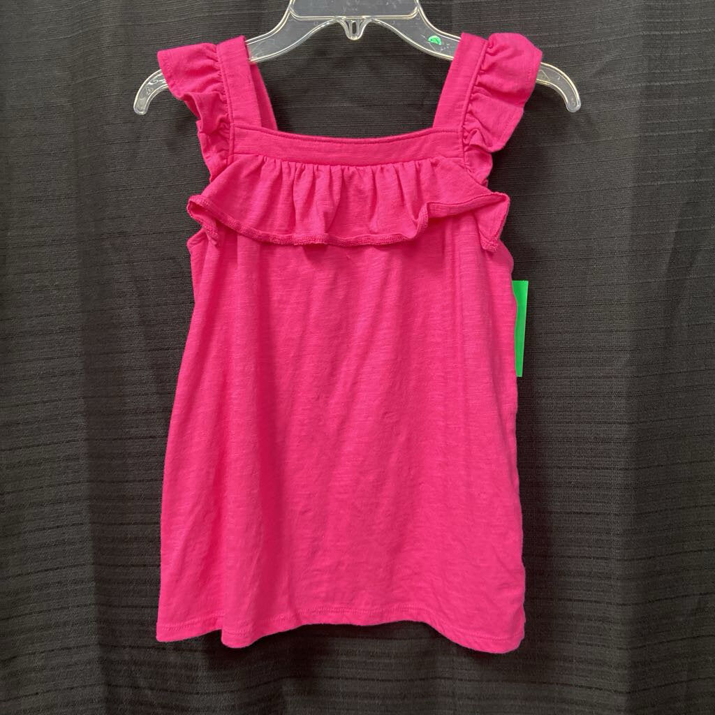 Sleeveless ruffle top