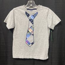 Load image into Gallery viewer, Plaid tie tshirt
