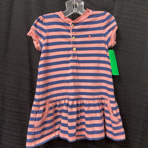 2pc Striped dress