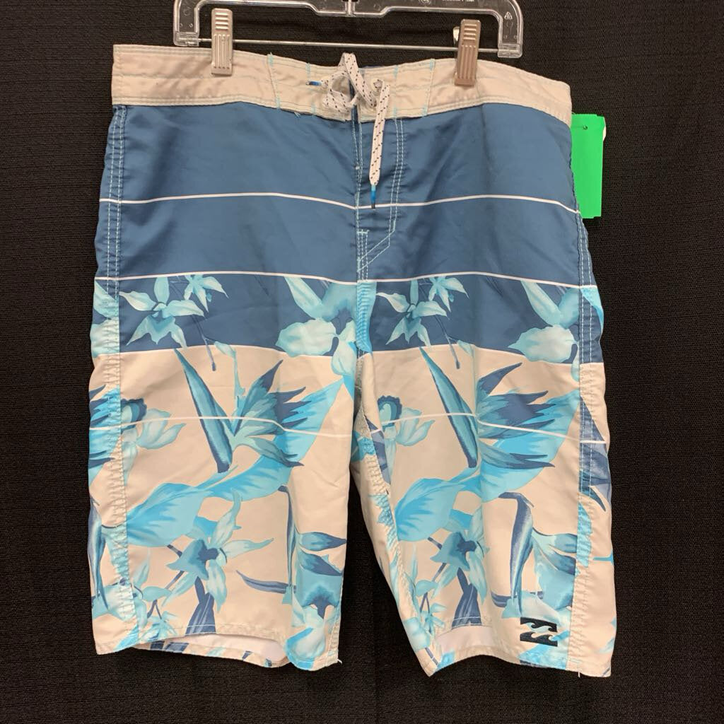 Tropical plant swim shorts