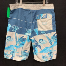 Load image into Gallery viewer, Tropical plant swim shorts
