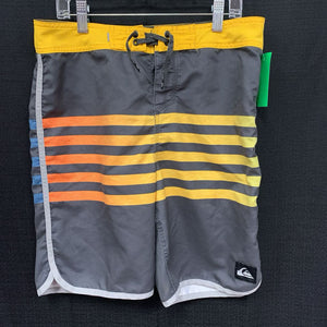 Striped swim shorts