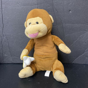 Monkey w/Banana Plush (Shelom Toy Co)