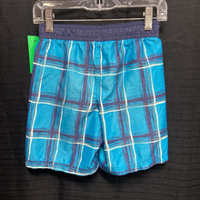 Load image into Gallery viewer, Plaid swim shorts
