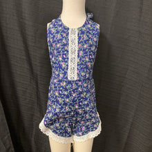 Load image into Gallery viewer, Floral lace romper (new)
