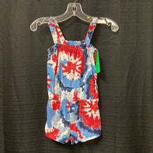 Load image into Gallery viewer, Tie dye usa romper
