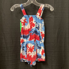 Load image into Gallery viewer, Tie dye usa romper
