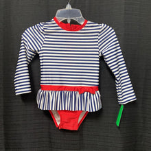 Load image into Gallery viewer, Striped swim suit
