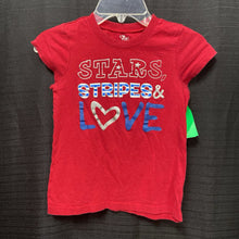 Load image into Gallery viewer, &quot;stars, stripes, &amp; love&quot; USA Top
