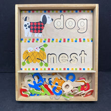 Load image into Gallery viewer, 69pc Wooden First Words Spelling Boards
