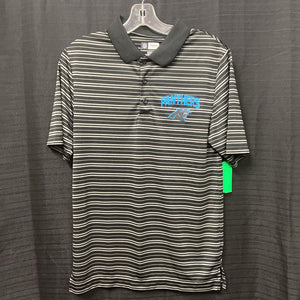 NFL stripe athletic polo shirt