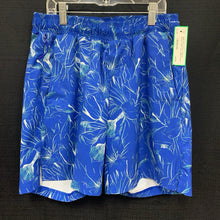 Load image into Gallery viewer, Tropical flower swim shorts
