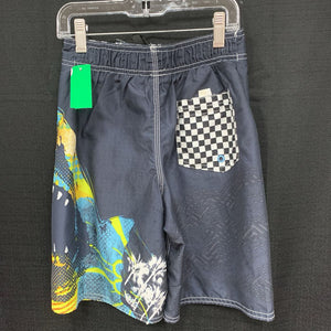Shark swim shorts