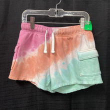 Load image into Gallery viewer, Tie dye cargo sweat shorts
