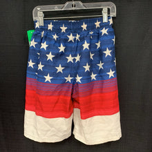 Load image into Gallery viewer, USA flag swim shorts
