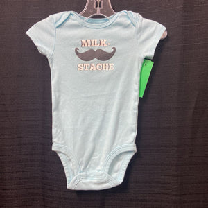 "Milk-stache" Onesie