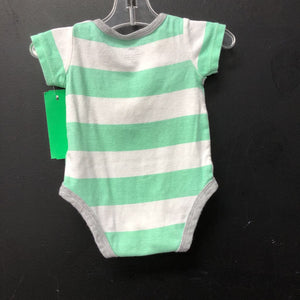 striped pocket onesie