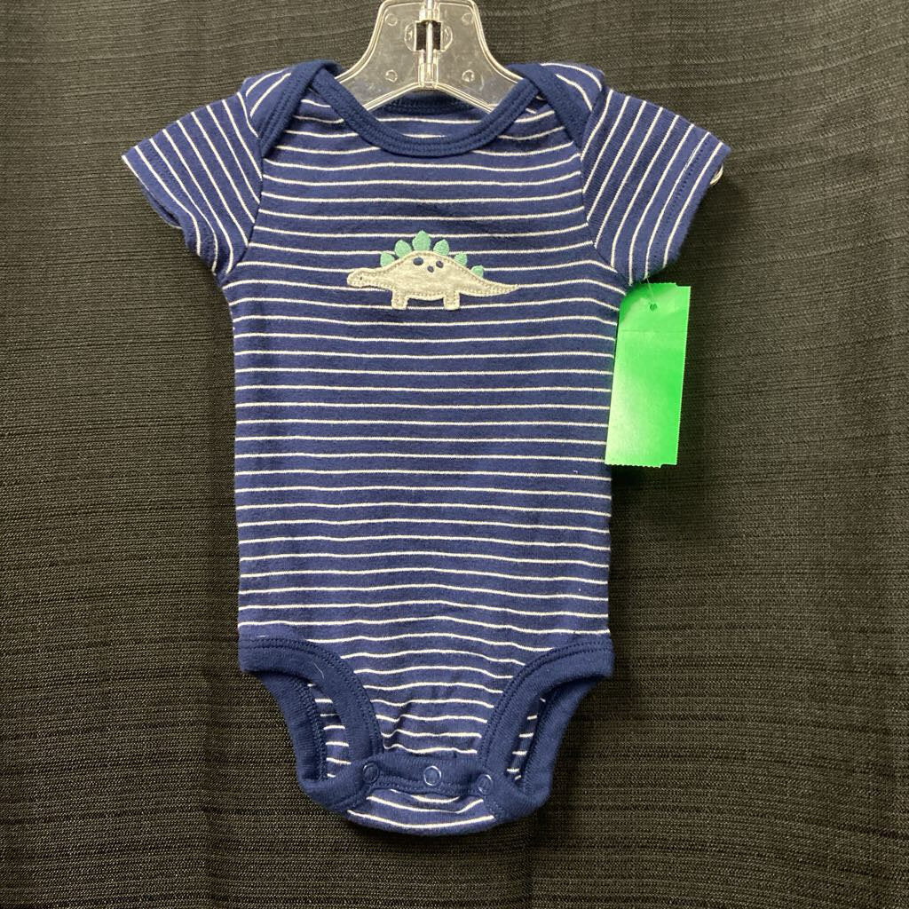 Stripe Dinosaur onesie