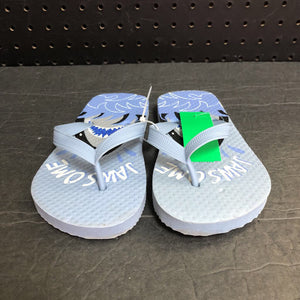Boys Shark Flip Flops