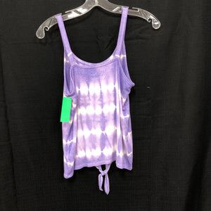 Tie Dye Button Tank Top