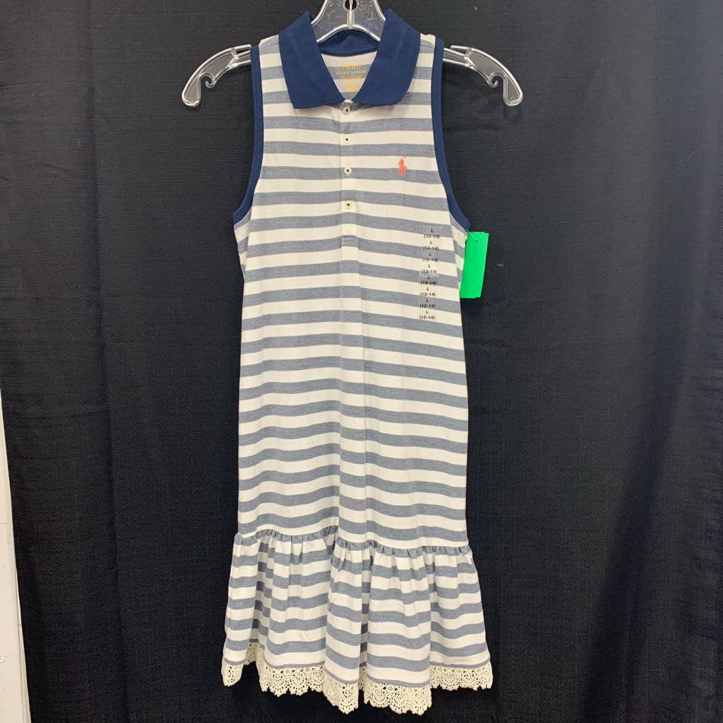 Striped Polo Dress (NEW)