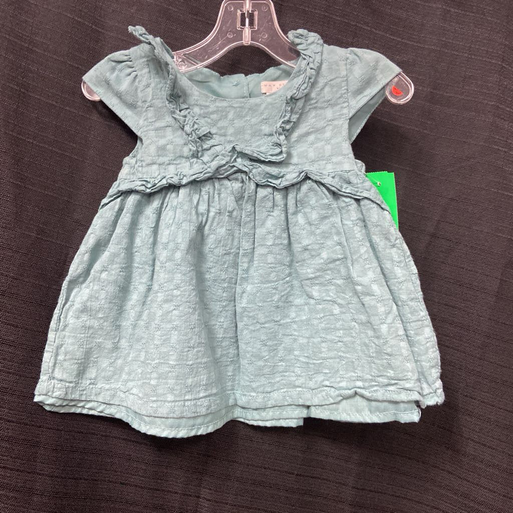 Ruffle Trim Dress
