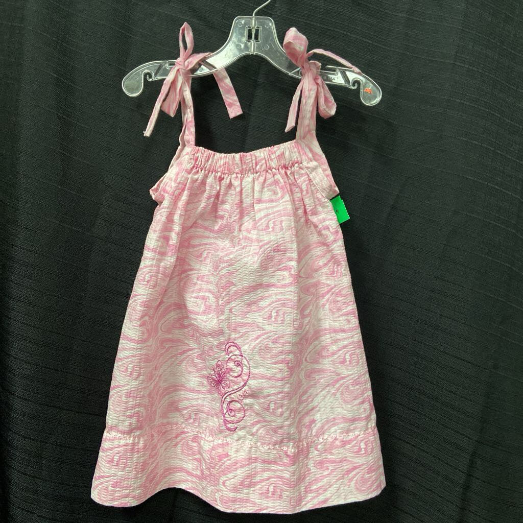 Butterfly Swirl Print Dress