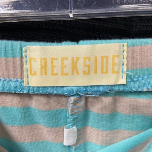 Striped Ruffle Leg Shorts (Creekside)