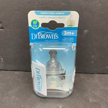 Load image into Gallery viewer, 2pk Level 2 Baby Bottle Nipples (NEW)
