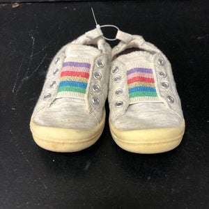 Girls Striped Sneakers