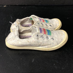 Girls Striped Sneakers