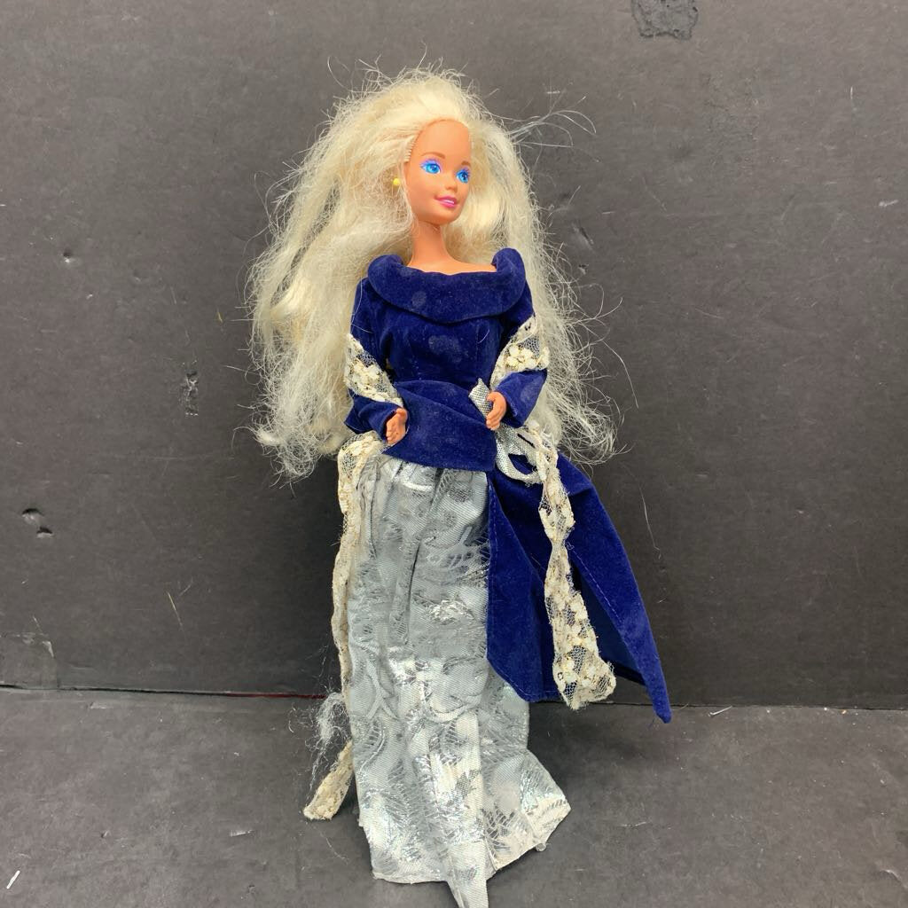 Doll in Sparkly Dress 1976 Vintage Collectible