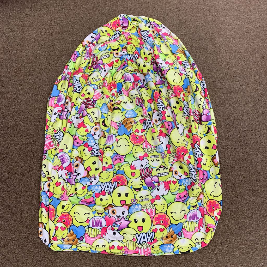 Emoji Bean Bag Chair Fitted Sheet