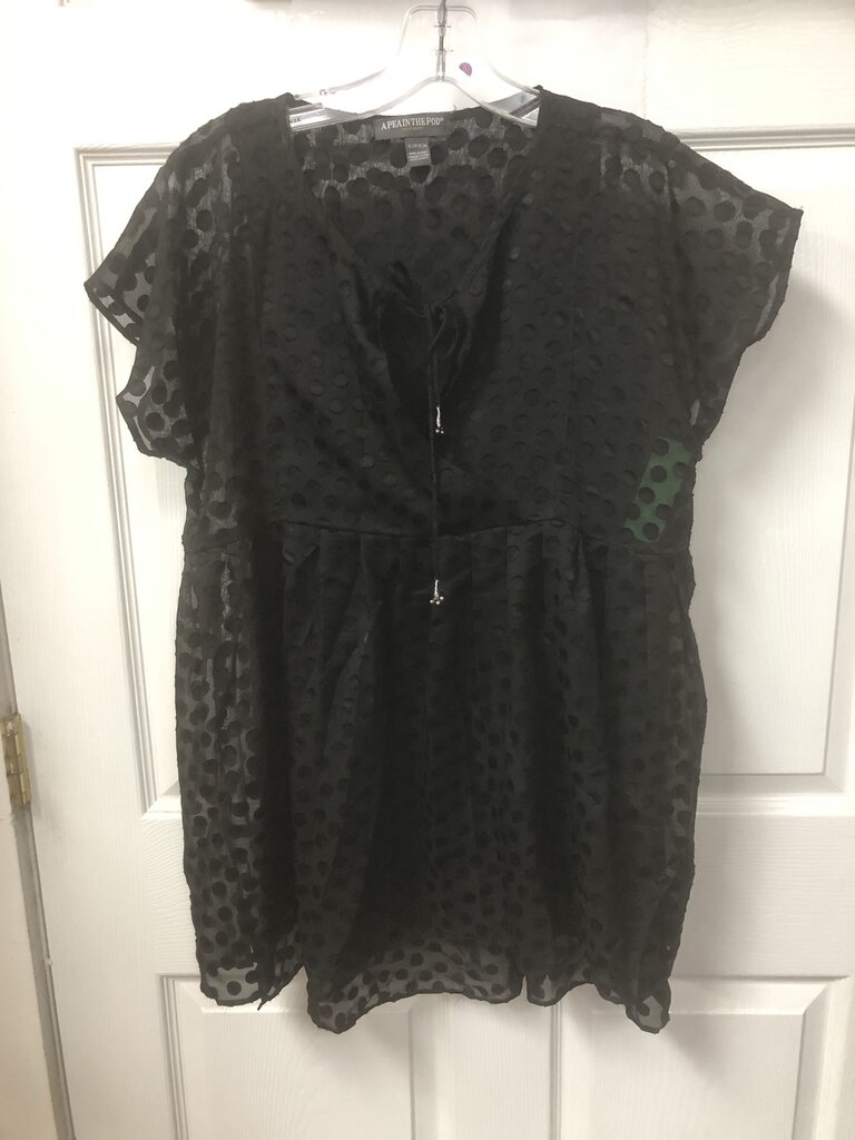 Sheer Polka Dot Top