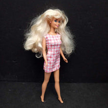 Load image into Gallery viewer, Doll in Checkered Dress 1976 Vintage Collectible
